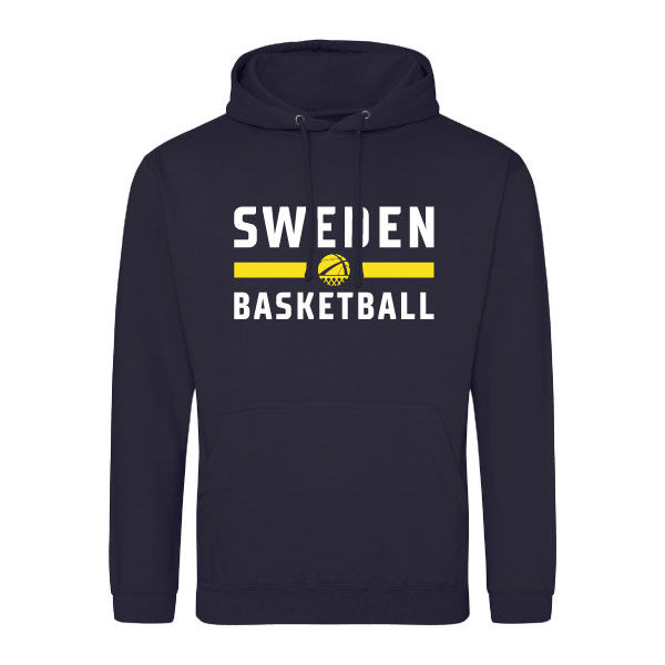 Sweden Basketball - Hoodie (herr/dam storlekar)