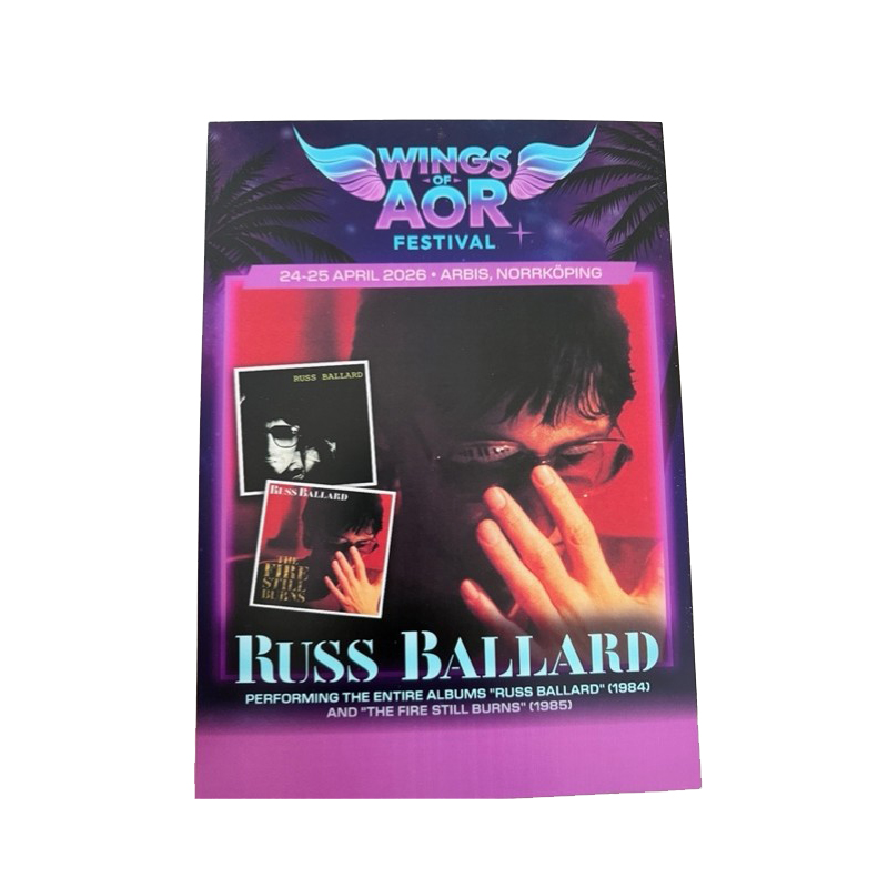 WOA Russ Ballard - sign poster