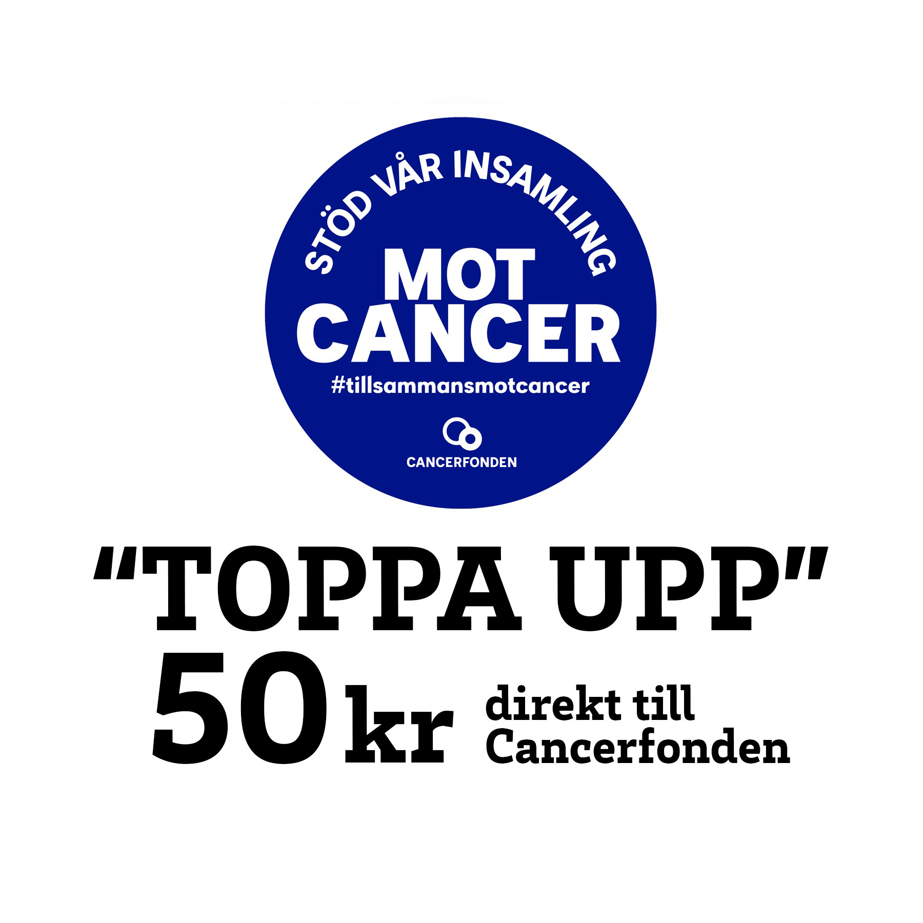 toppa upp 50kr
