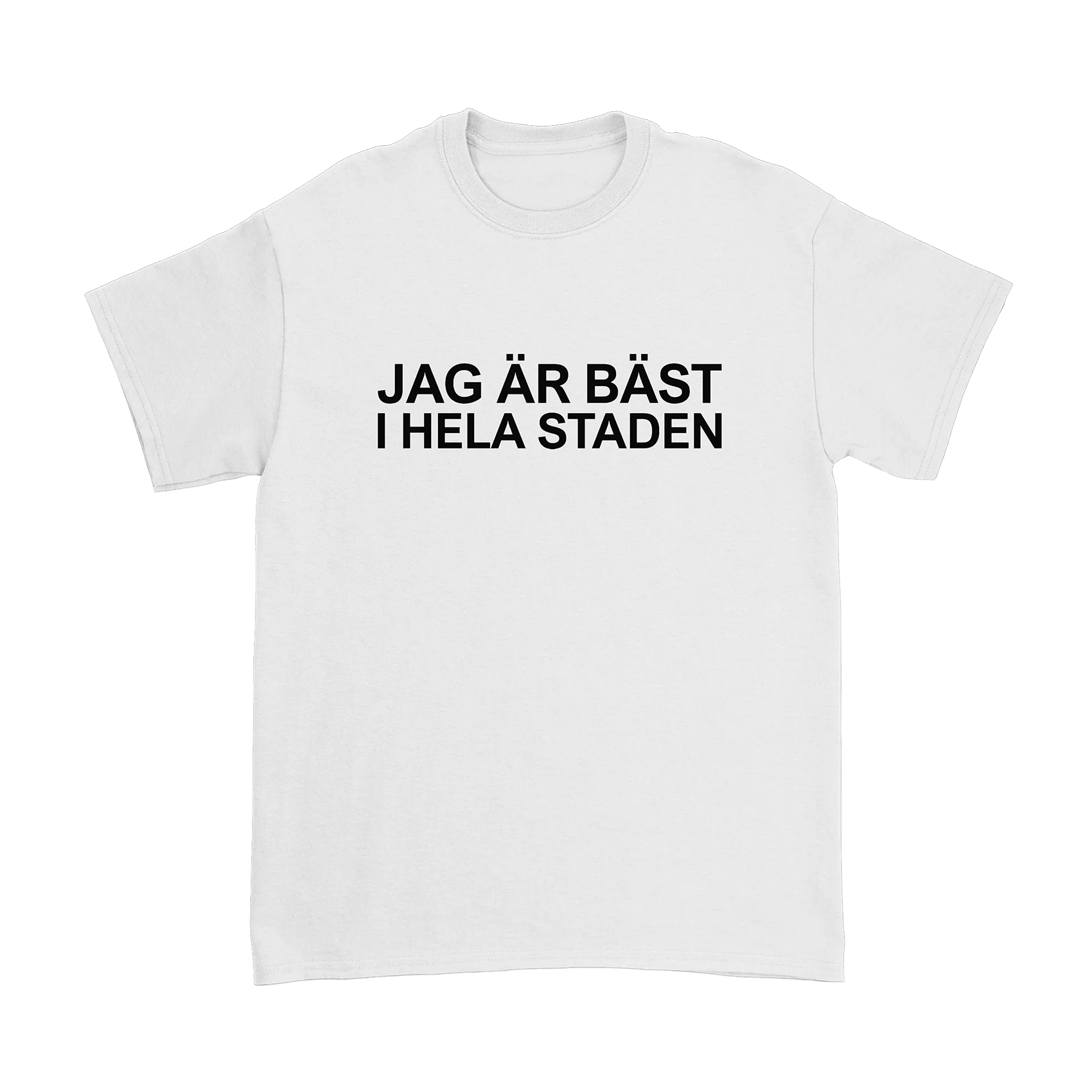 Ida Lova - T-shirt vit "Jag är bäst..."