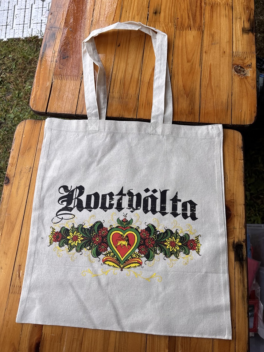 Rotvälta - Tygkasse Vit