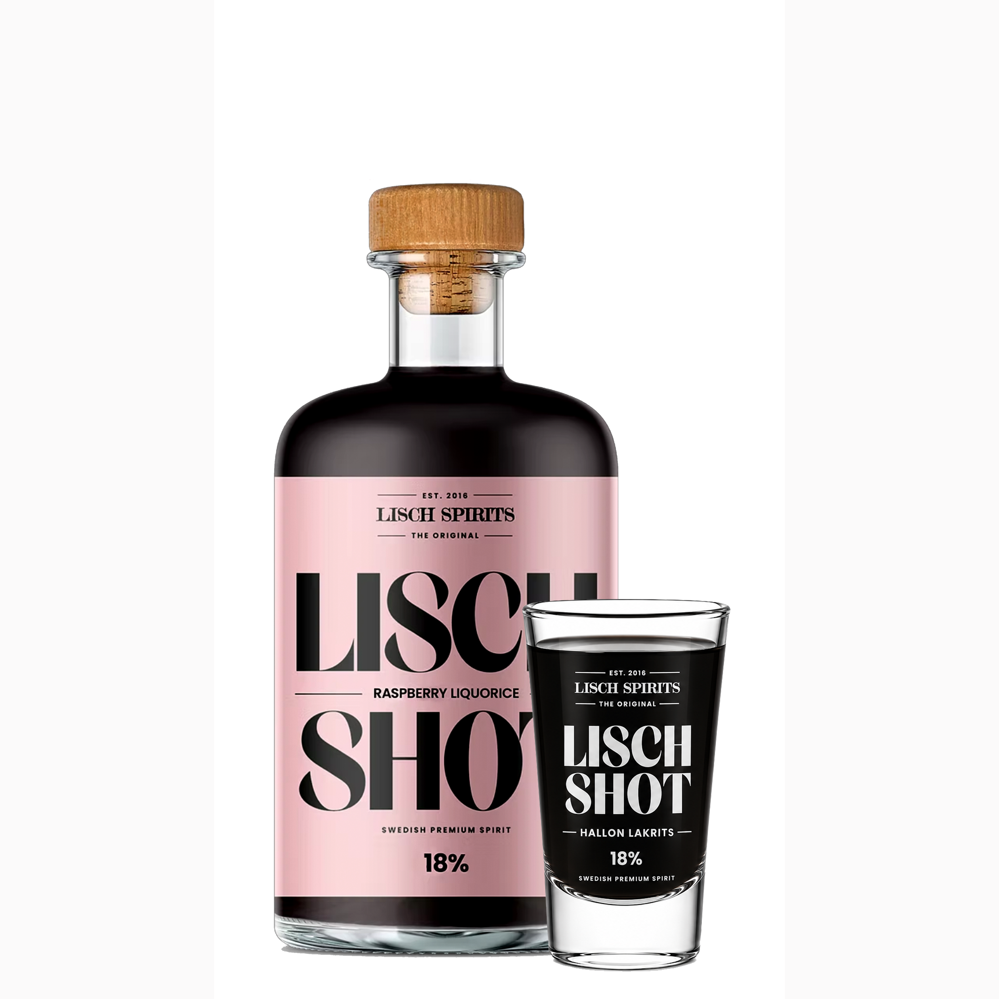 Lisch - Hallon Lakrits Shot