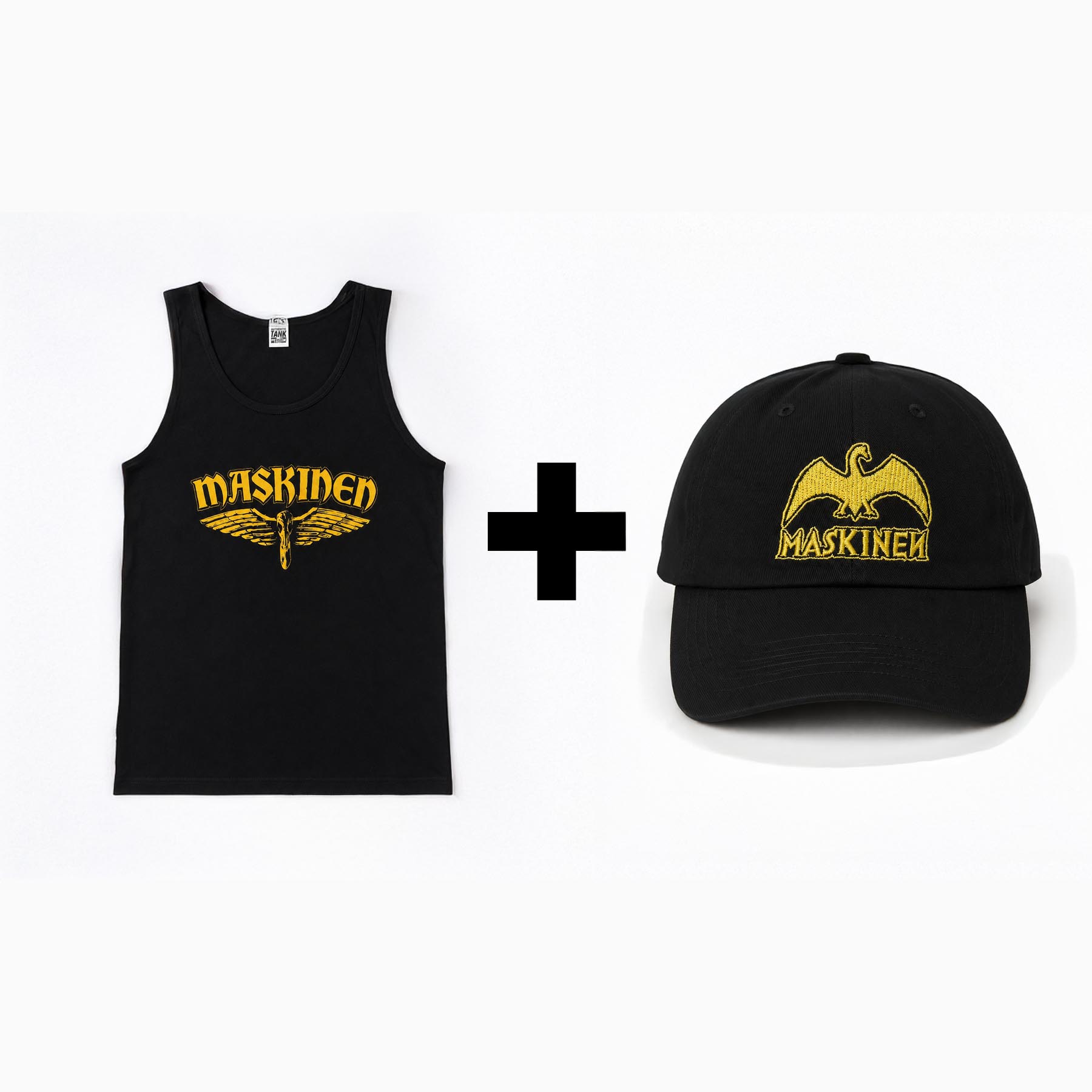 Maskinen - (BUNDLE) Linne Logo + Keps