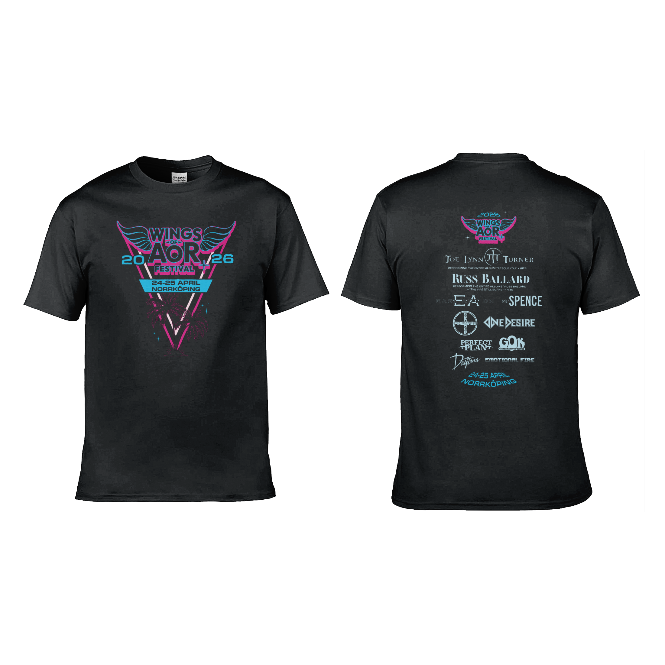 Wings of AOR - Festival T-shirt (DELTA edition) - black