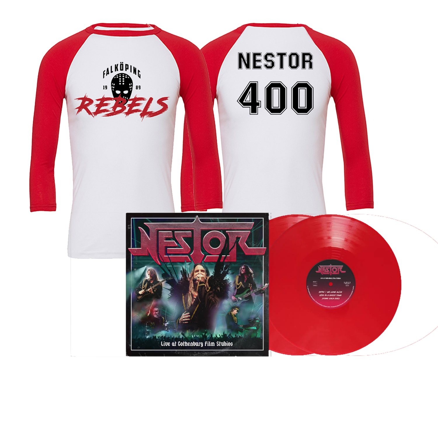 Nestor - SUPERBUNDLE Live LP & Baseball tröja (numrerad)