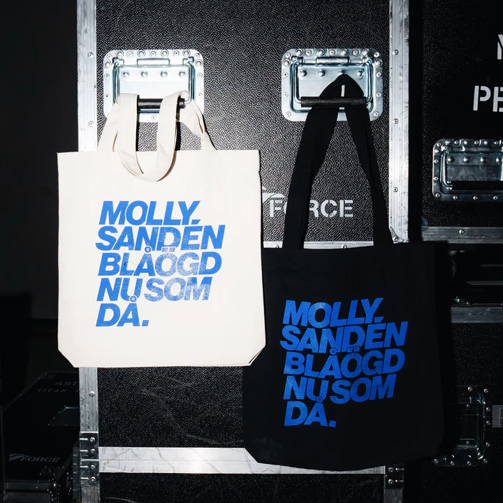 Molly Sandén - Totebag Blåögd (svart eller vit)